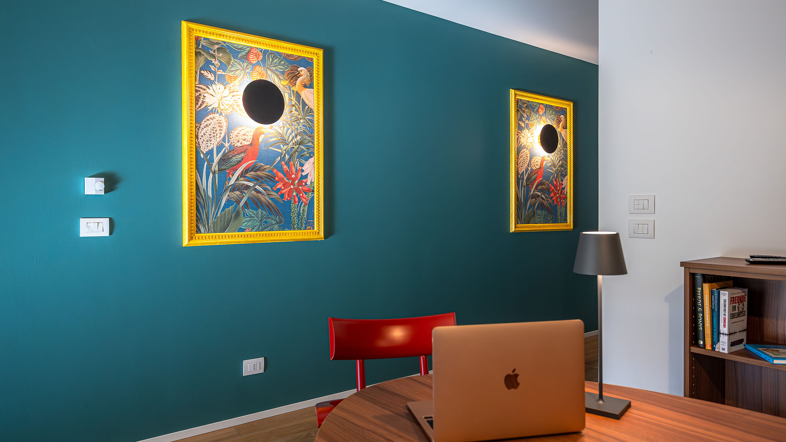 Design Bild Lampen Und Wand 